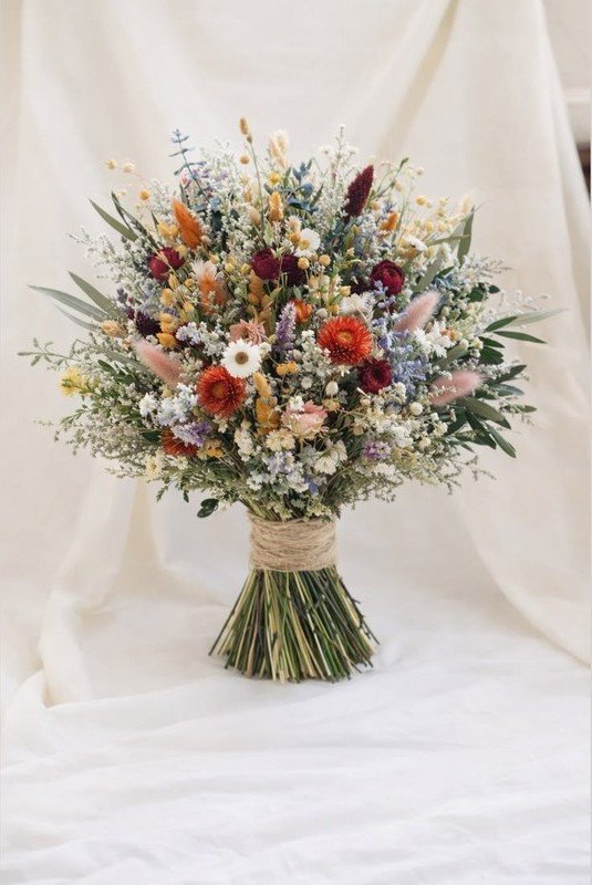 Ramo Seco Oliva Beige - Allbouquets