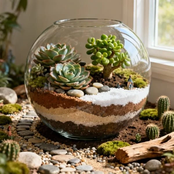 Terrario Paisaje Desértico - Allbouquets